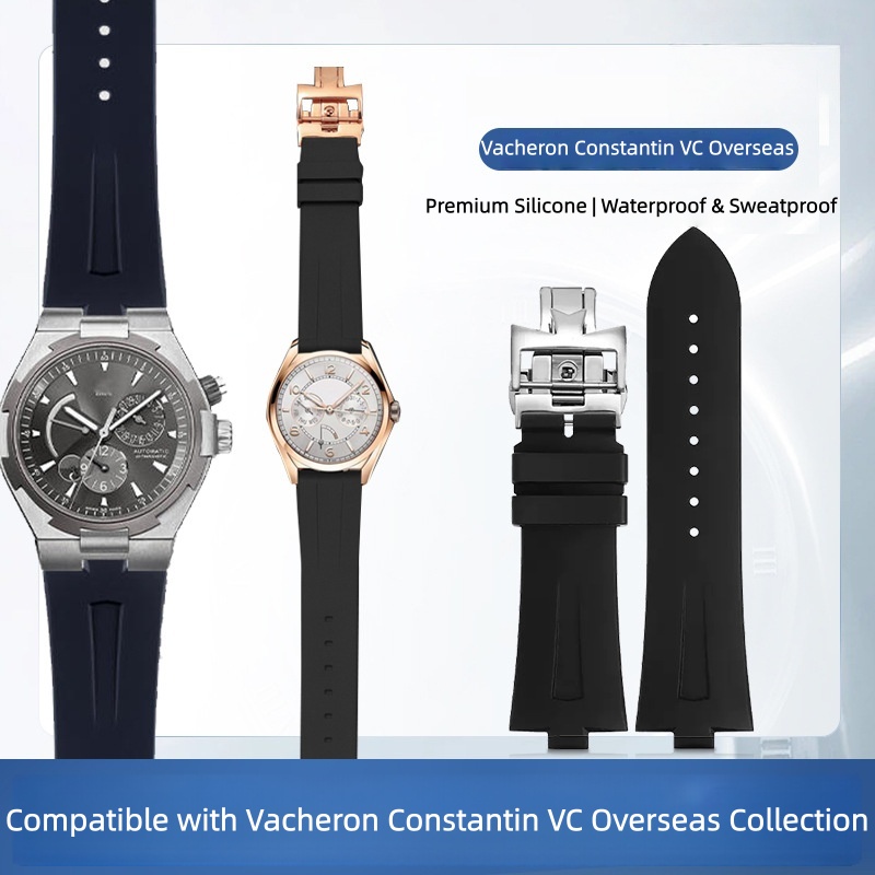 Luxury Watch Vacheron Constantin - Silikon-Gummi-Uhrenarmband für Vacheron Constantin Overseas VC
