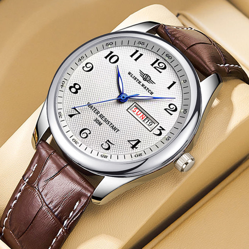 Luxury Watch Mockup - WLISTH Luxus Marke herren Uhr Quarzuhr
