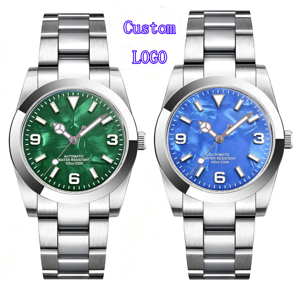Luxury Watch Dial - Personalisierte Logo-Uhr 36mm 39mm Perlmuttzifferblatt NH35