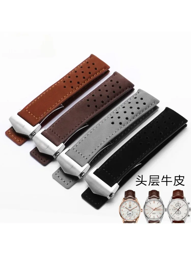 Tag Heuer Is Luxury Watch - Echtleder-Uhrenarmband für TAG Heuer Carrera Heritage