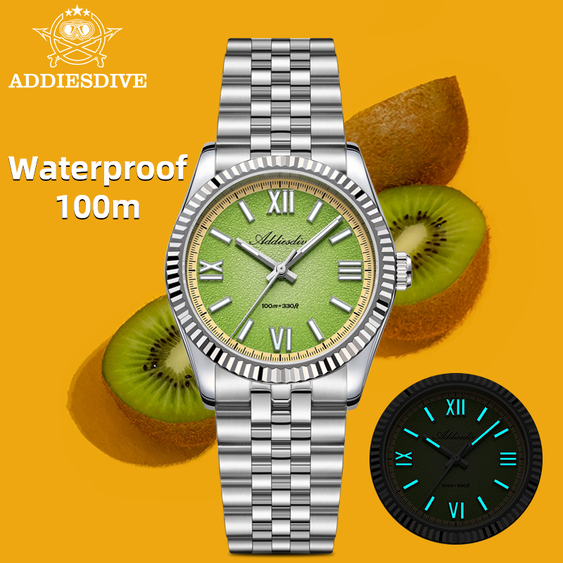 Luxury Watch Dial - ADDIESDIVE Männer VH31 Quarzuhr 36MM Saphirglas