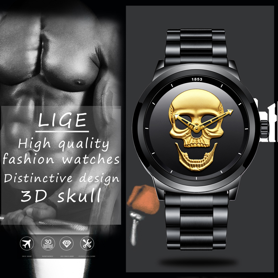 LIGE Sport Herren Uhren Top Br – Luxury Watch Mockup Bewertung und Preis