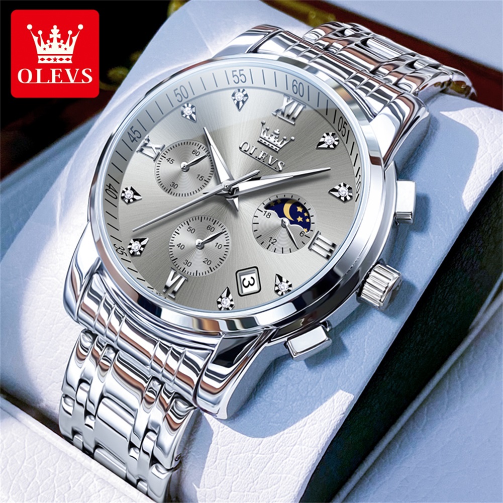OLEVS 2858 Quarzuhr für Herren – Luxury Watch Dial Bewertung und Preis
