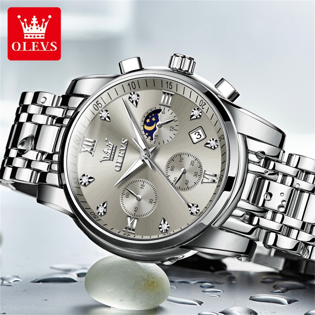 OLEVS 2858 Quarzuhr für Herren – Luxury Watch Dial Bewertung und Preis