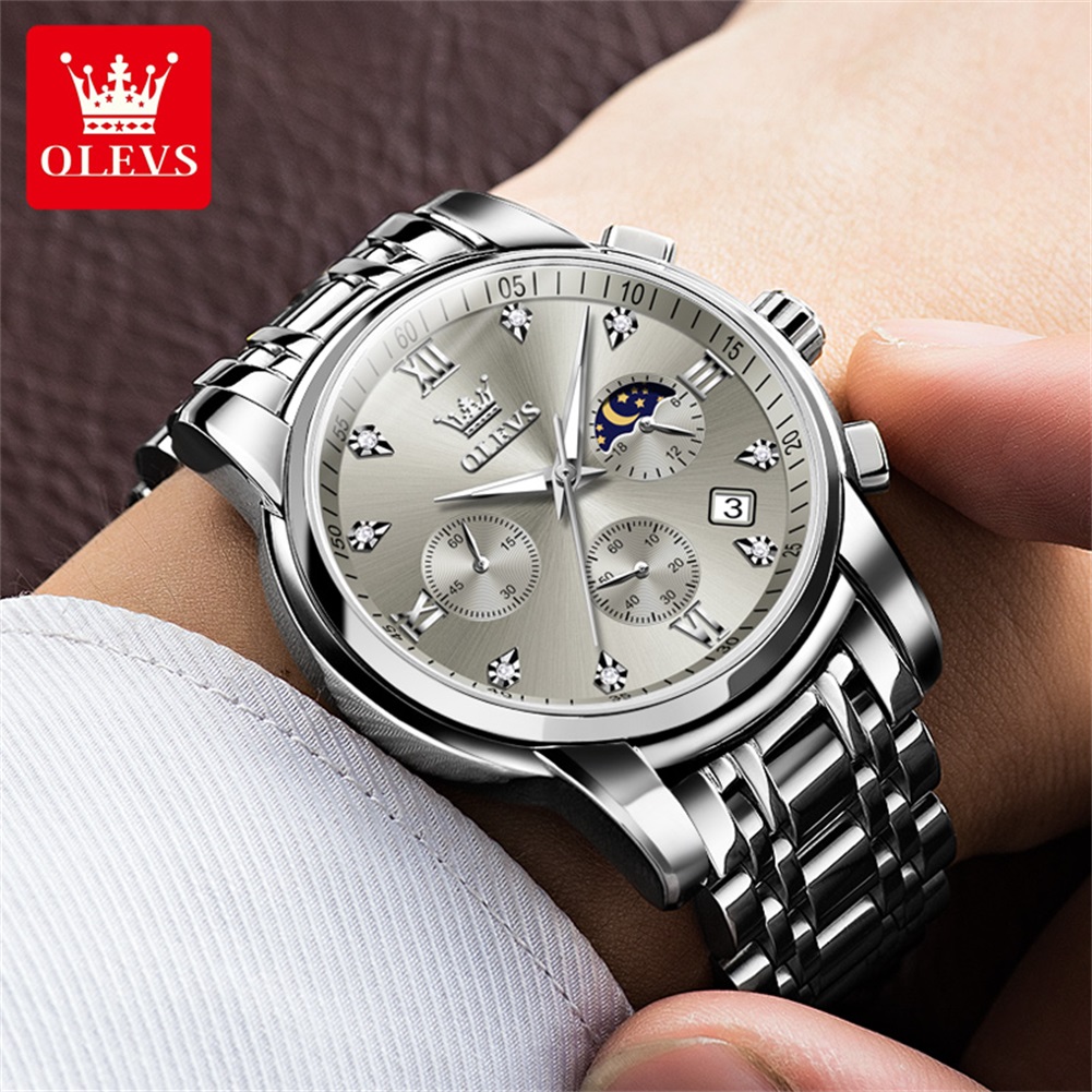 OLEVS 2858 Quarzuhr für Herren – Luxury Watch Dial Bewertung und Preis