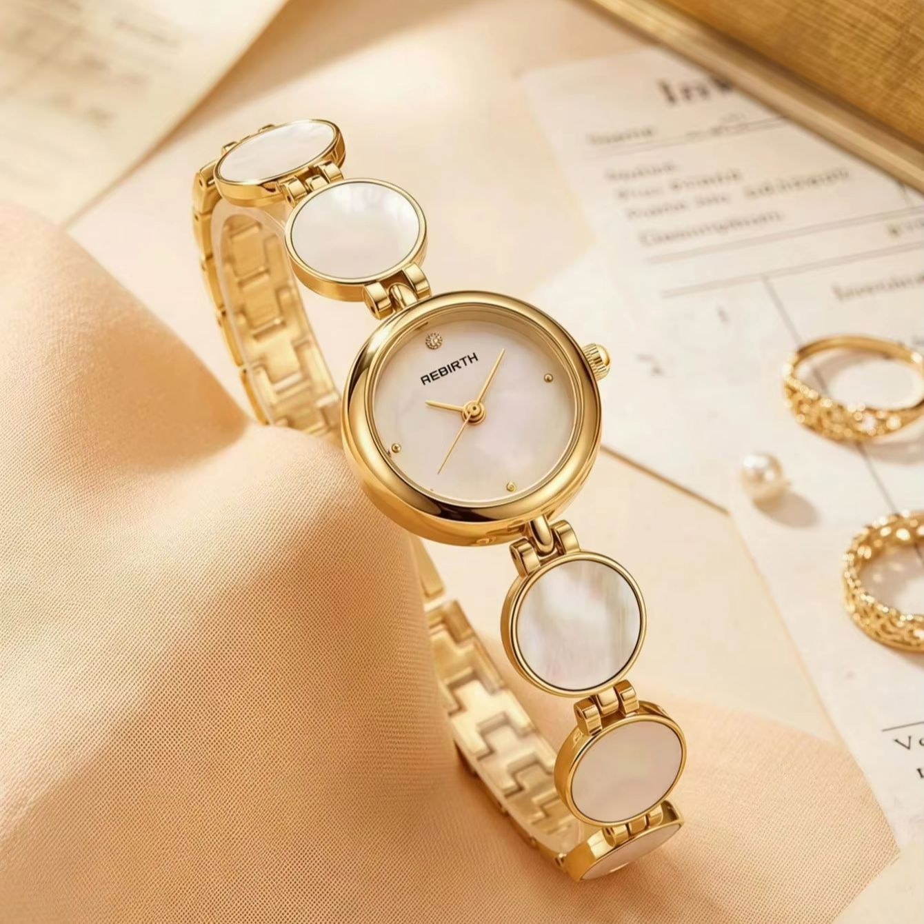 Luxuriöse Damen-Quarzuhr mit r – Luxury Watch Dial Bewertung und Preis