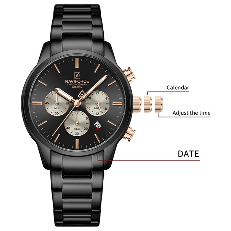 NAVIFORCE Herren Quarz-Chronog – Luxury Watch Display Bewertung und Preis