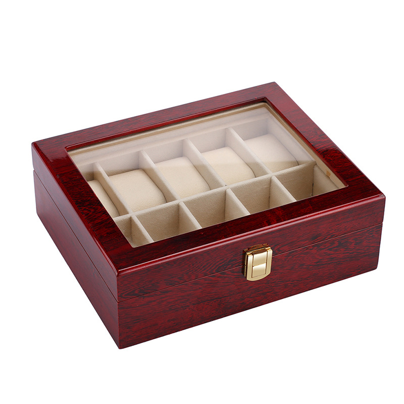 10-Fächer Luxus Holz-Uhrenbox  – Luxury Watch Grade Bewertung und Preis
