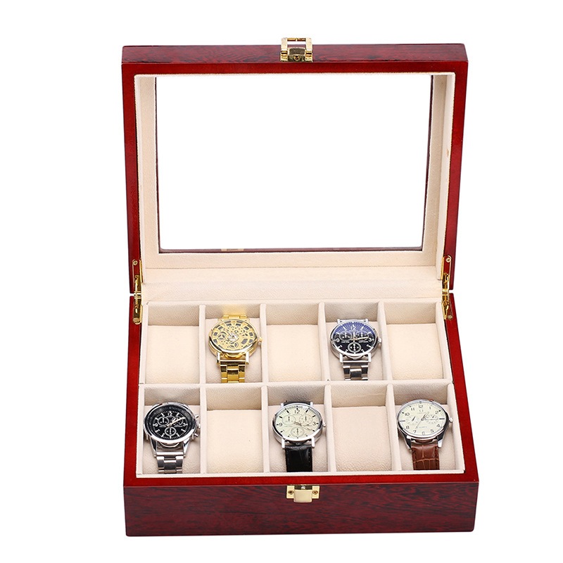 10-Fächer Luxus Holz-Uhrenbox  – Luxury Watch Grade Bewertung und Preis