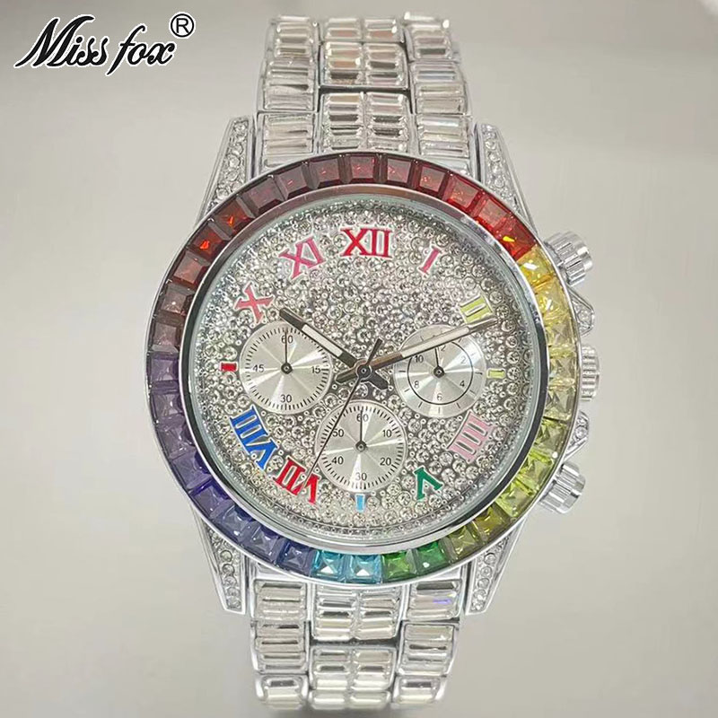 Missfox Luxus gefrorene Uhr fü – Luxury Watch Mockup Bewertung und Preis
