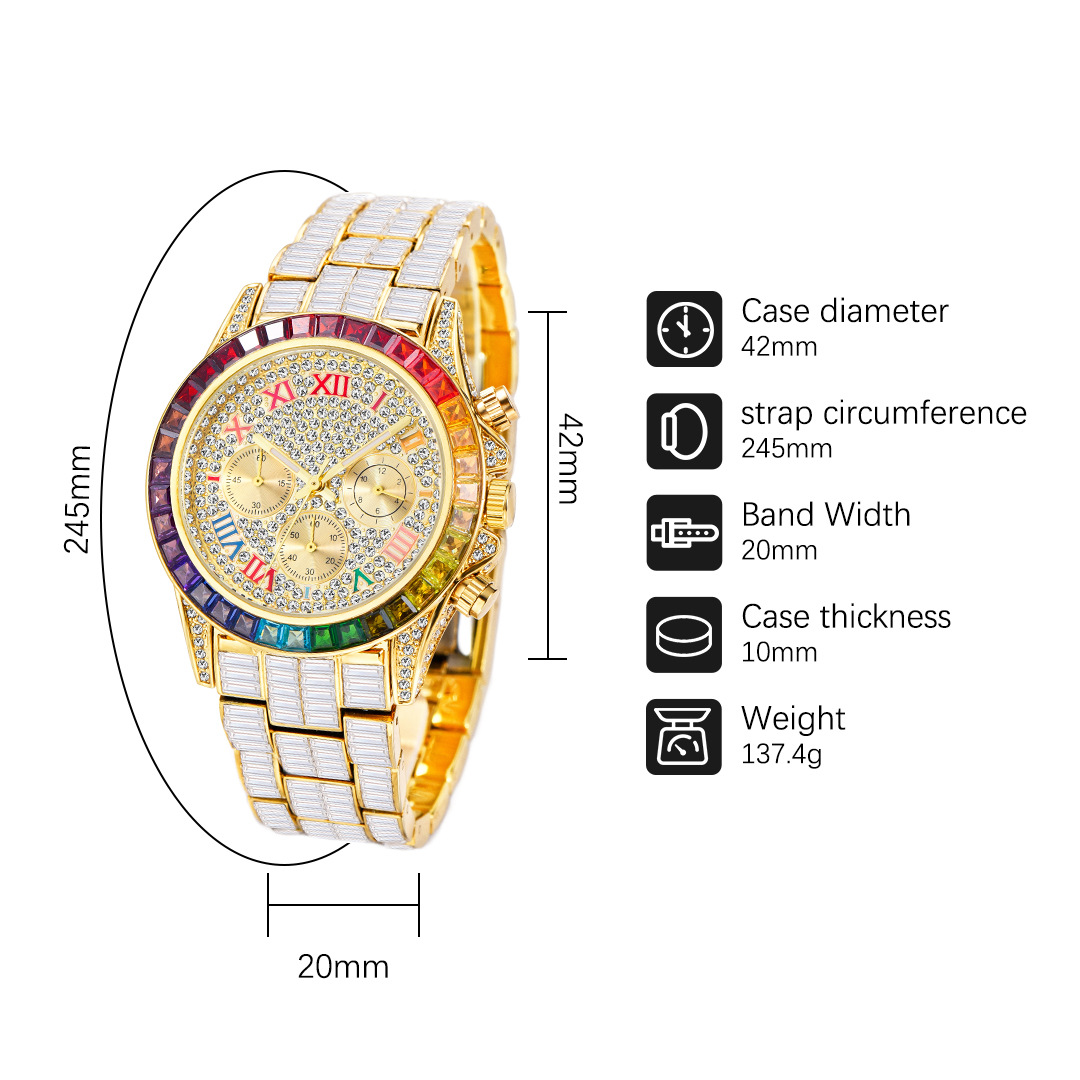 Missfox Luxus gefrorene Uhr fü – Luxury Watch Mockup Bewertung und Preis