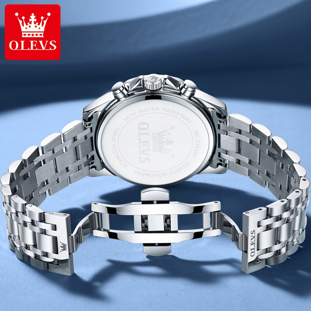 OLEVS 3653 Marken-Mondphasen-K – Luxury Watch Mockup Bewertung und Preis
