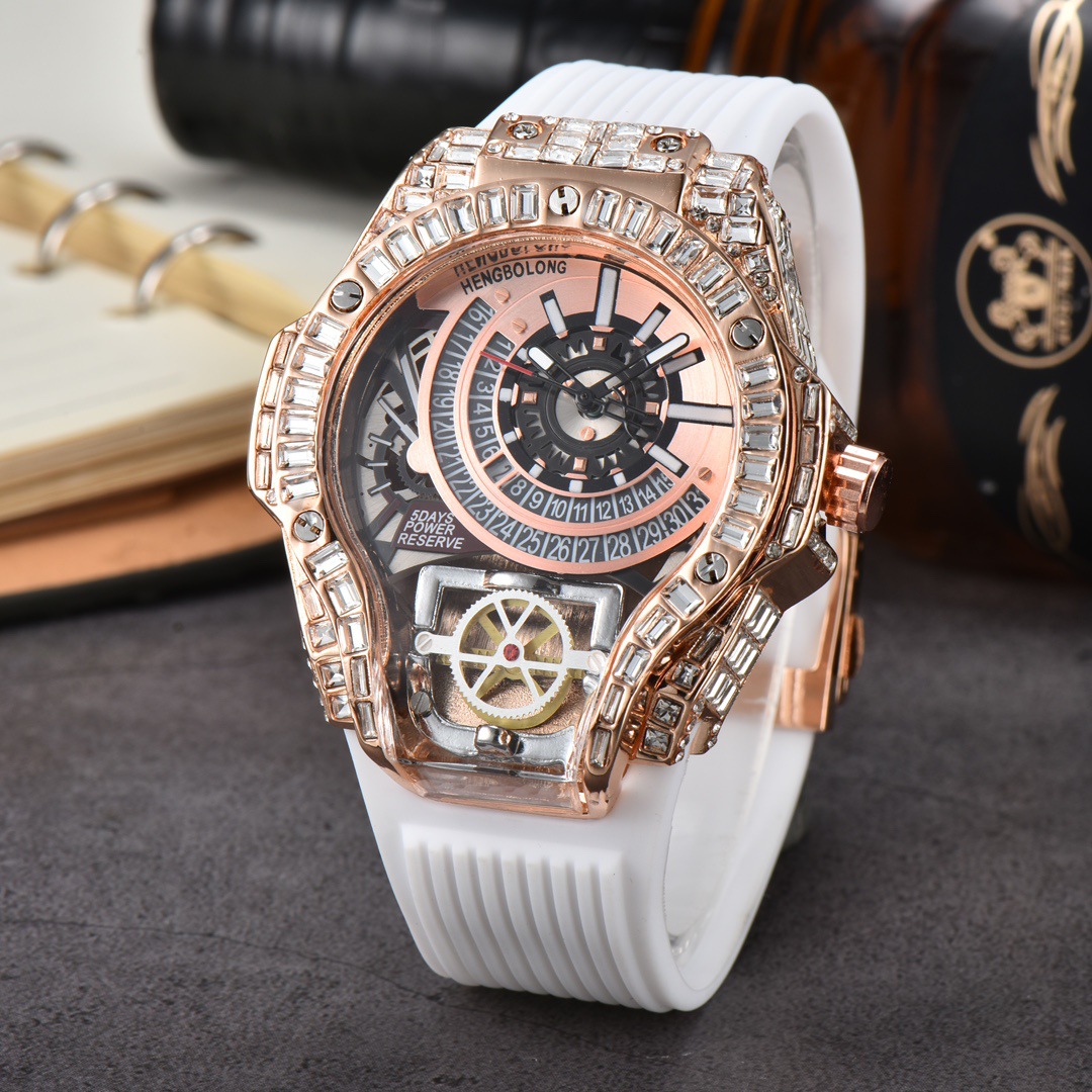 Voller diamanten Fall Business – Luxury Watch Arabic Bewertung und Preis