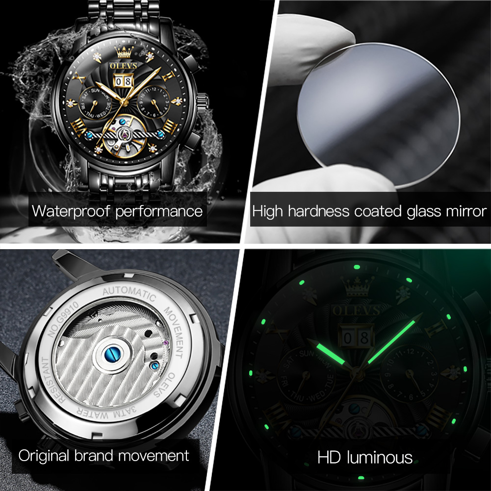 OLEVS Klassische Herrenuhren T – Luxury Watch Arabic Bewertung und Preis