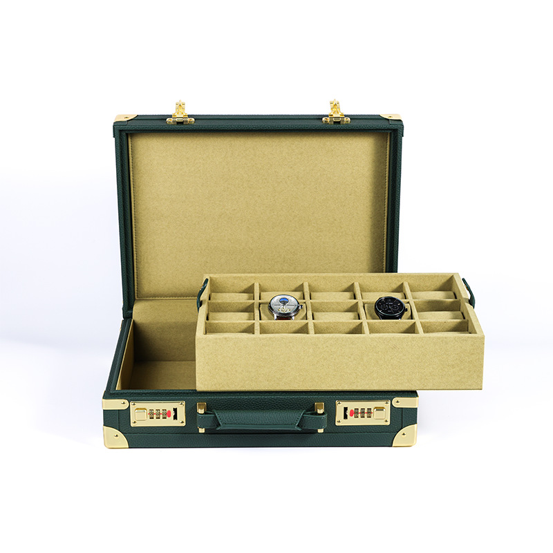 OEM ODM Luxuriöse 15-Fach Grün – Luxury Watch Display Bewertung und Preis