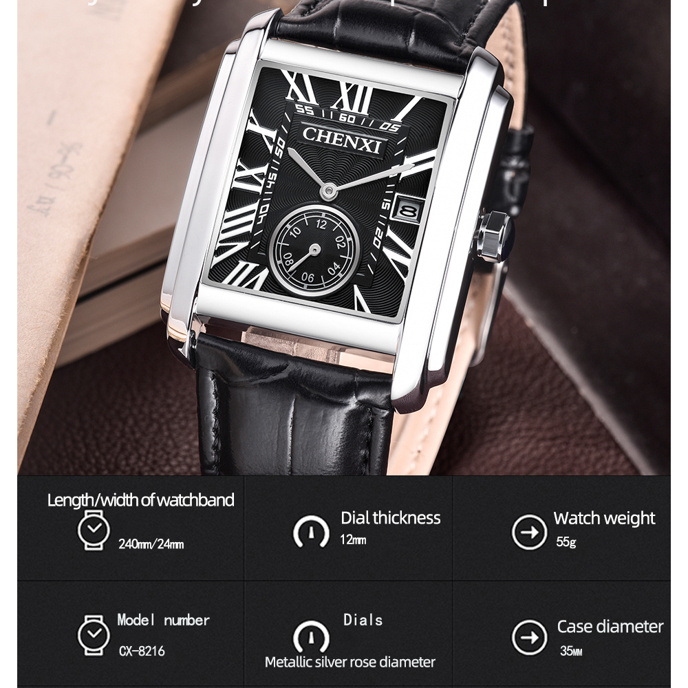 CHENXI 8216 Mode Klassische Qu – Luxury Watch Mockup Bewertung und Preis