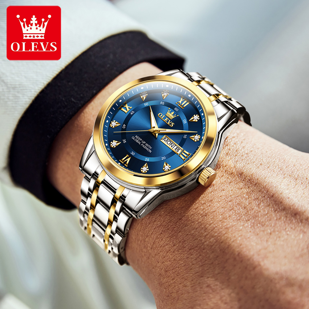 OLEVS Marke Mode herren uhren  – Luxury Watch Display Bewertung und Preis
