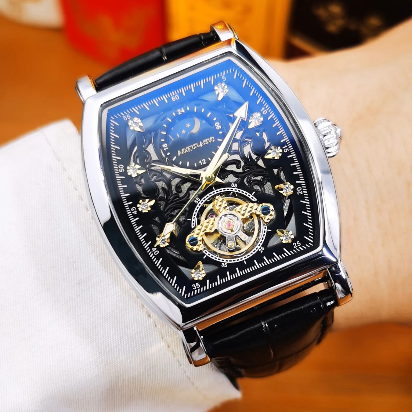 AOKULASIC Tourbillon Iced Out  – Luxury Watch Arabic Bewertung und Preis