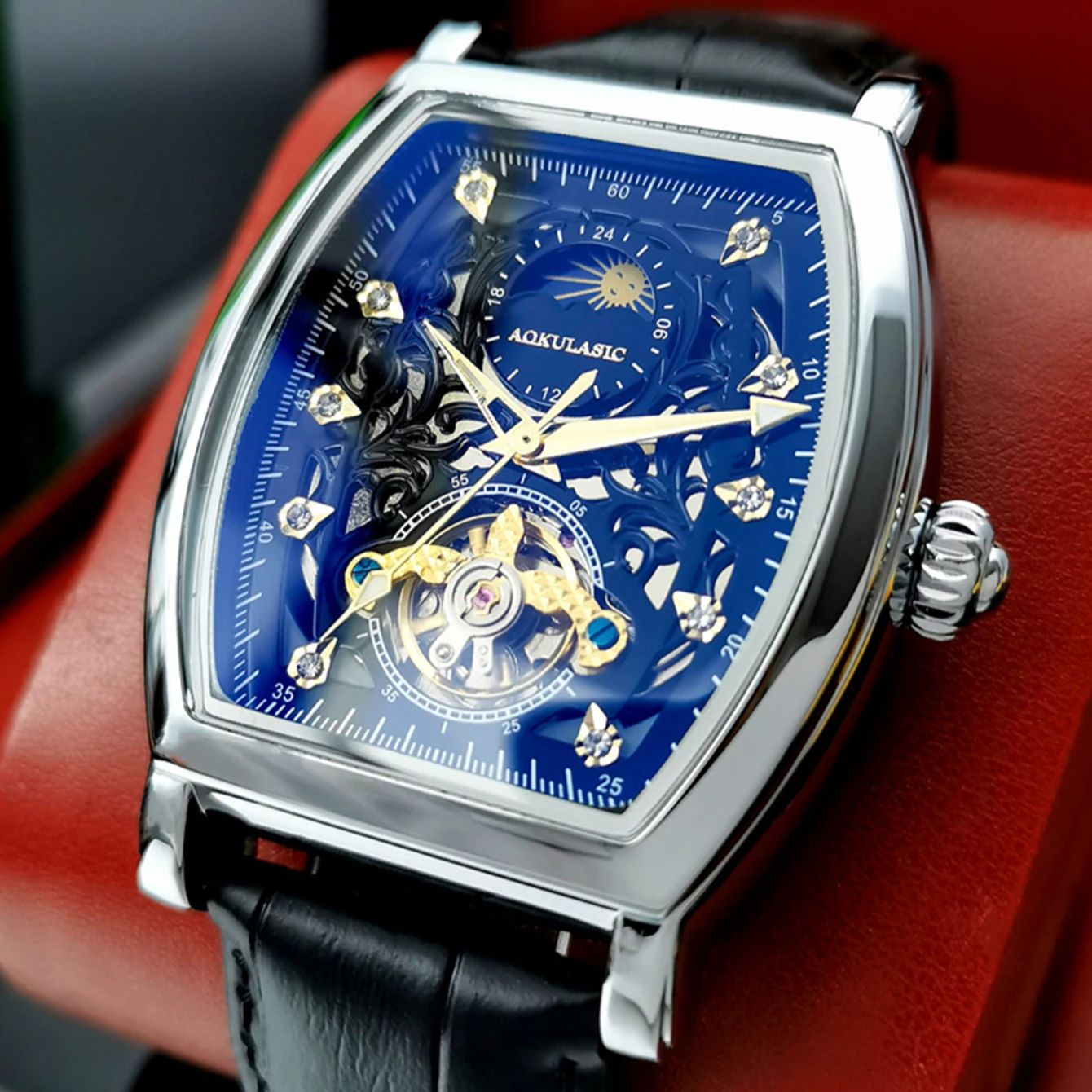 AOKULASIC Tourbillon Iced Out  – Luxury Watch Arabic Bewertung und Preis