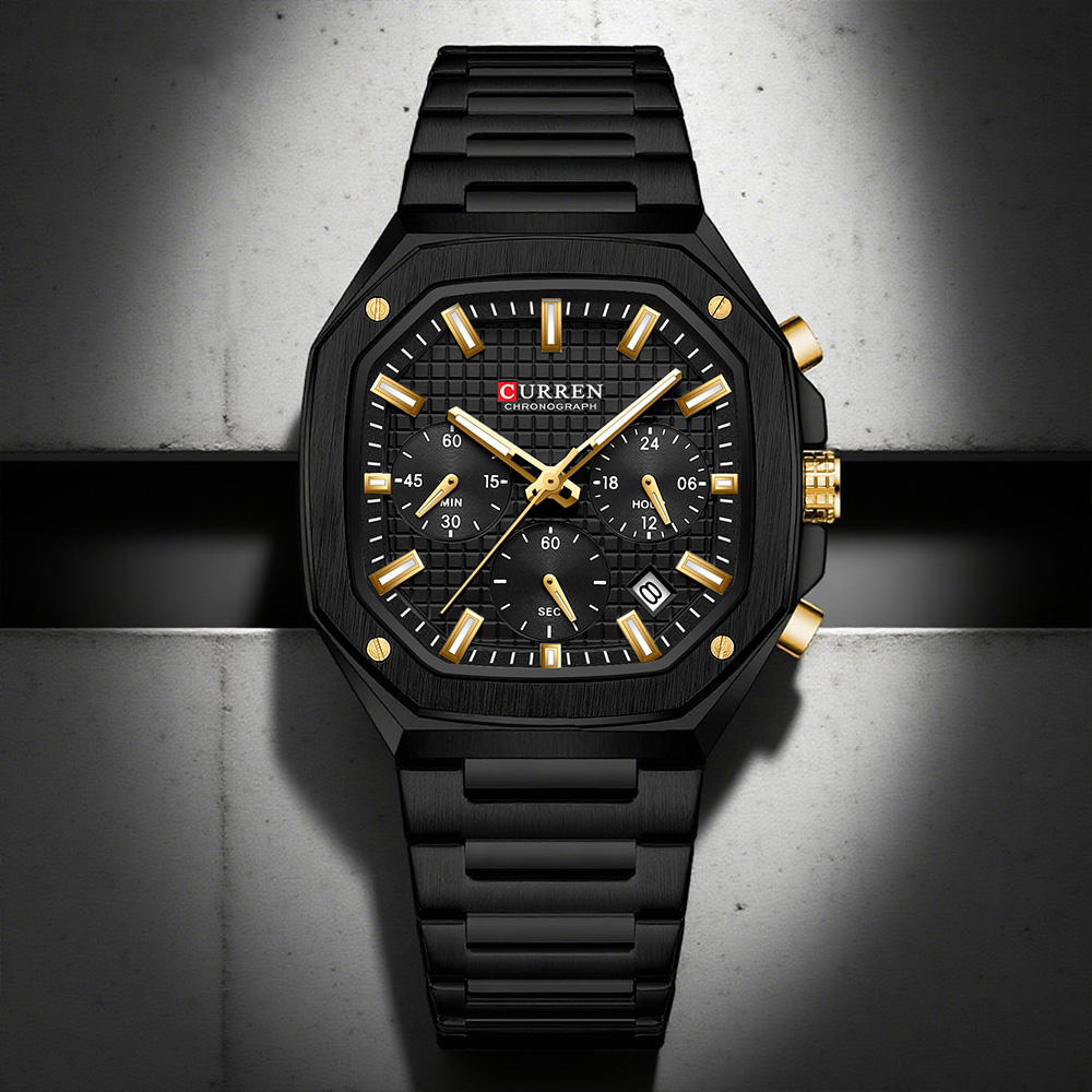 CURREN Luxuriöse quadratische  – Luxury Watch Dial Bewertung und Preis