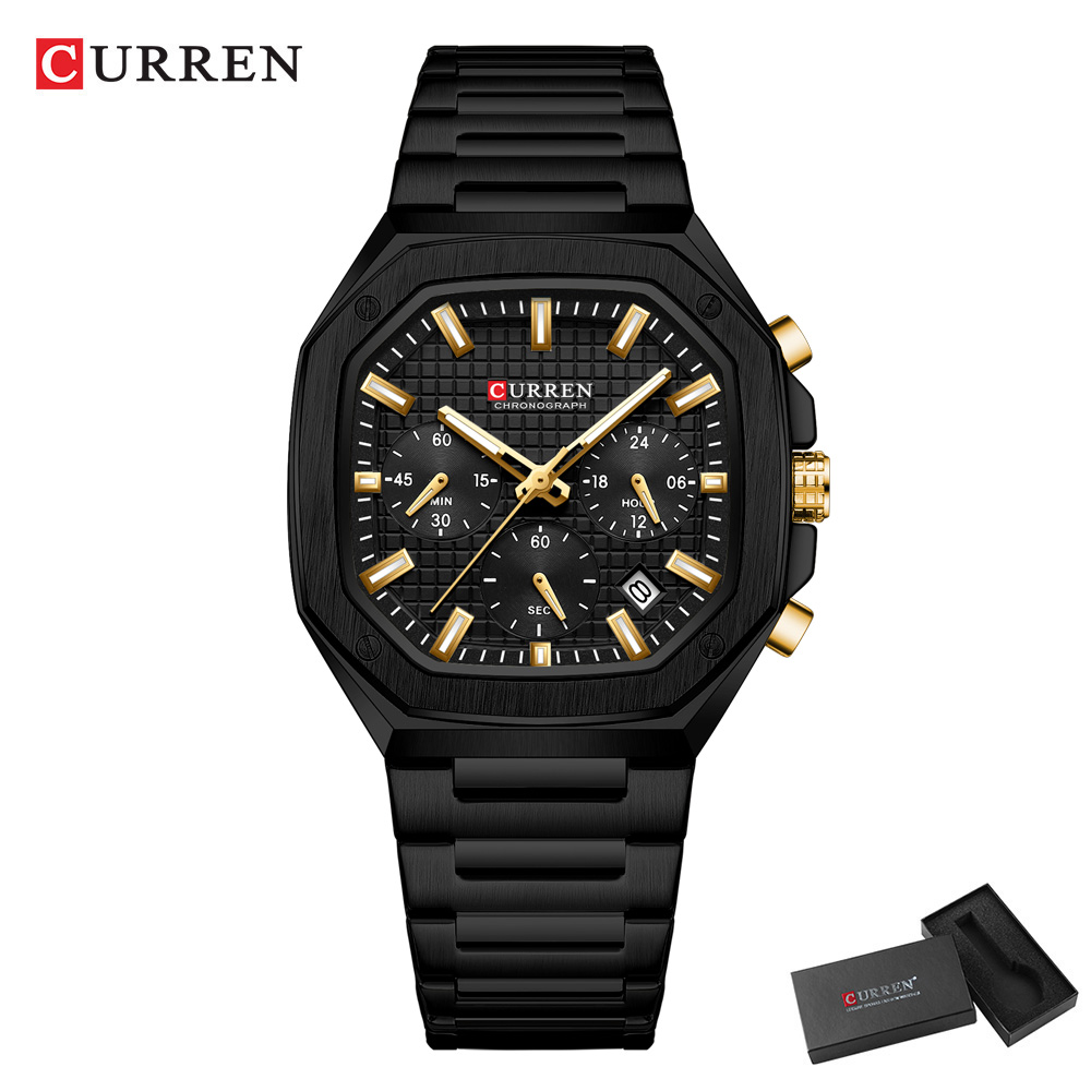 CURREN Luxuriöse quadratische  – Luxury Watch Dial Bewertung und Preis
