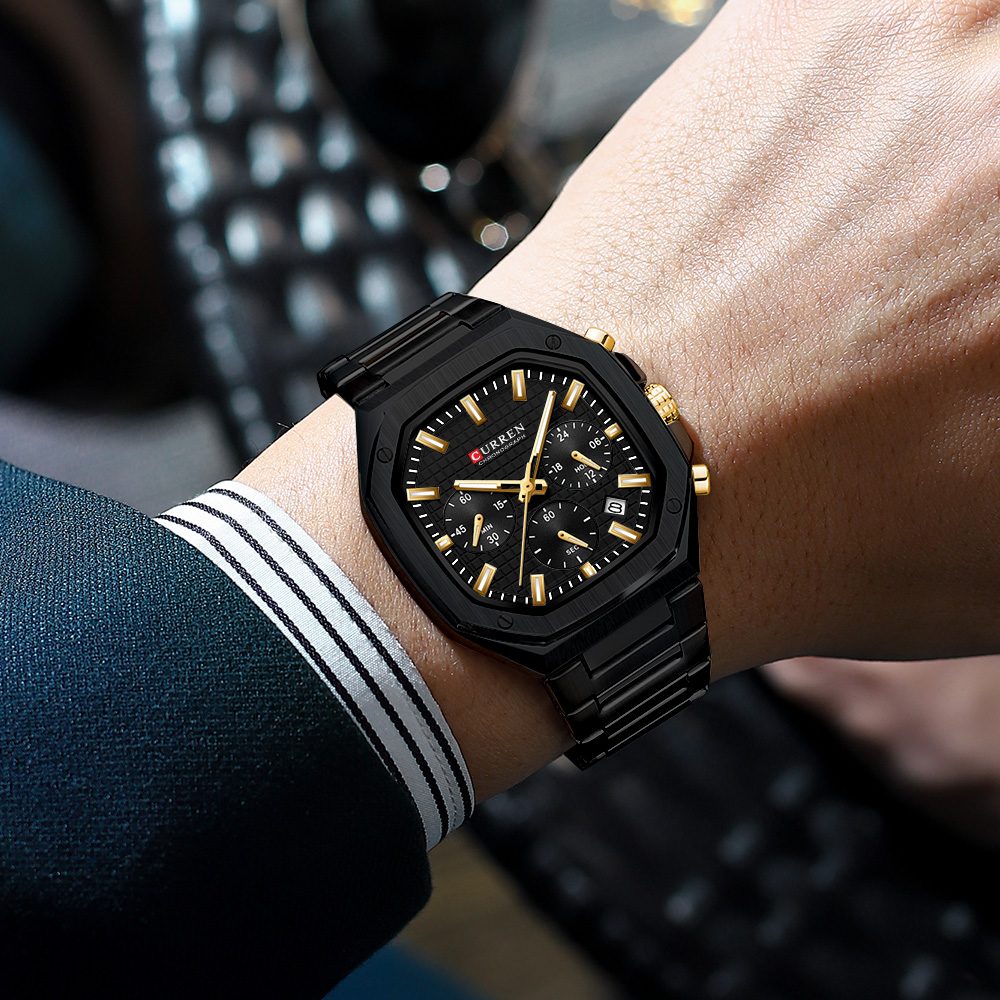 CURREN Luxuriöse quadratische  – Luxury Watch Dial Bewertung und Preis