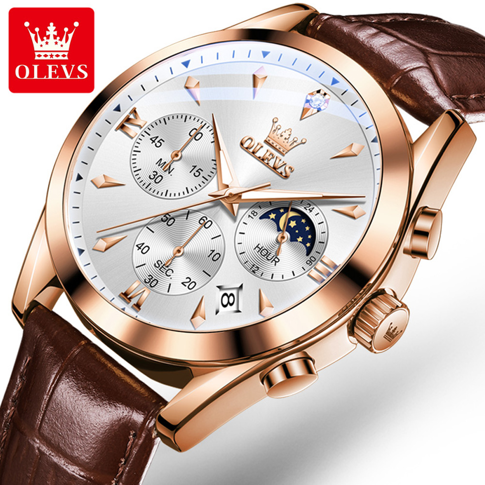OLEVS Marke Neue Mode Quarzuhr – Luxury Watch Mockup Bewertung und Preis