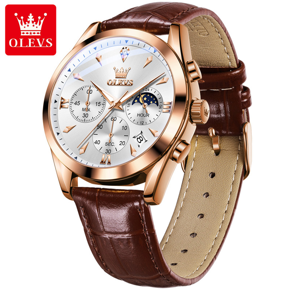 OLEVS Marke Neue Mode Quarzuhr – Luxury Watch Mockup Bewertung und Preis